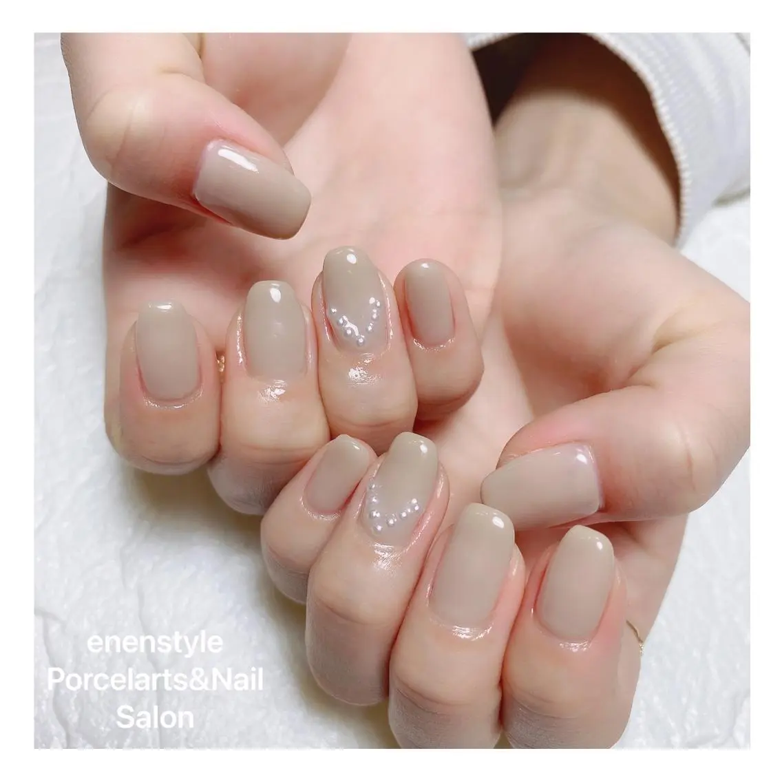 ミディアム ネイル 🐾enen style 🐾のネイルデザイン