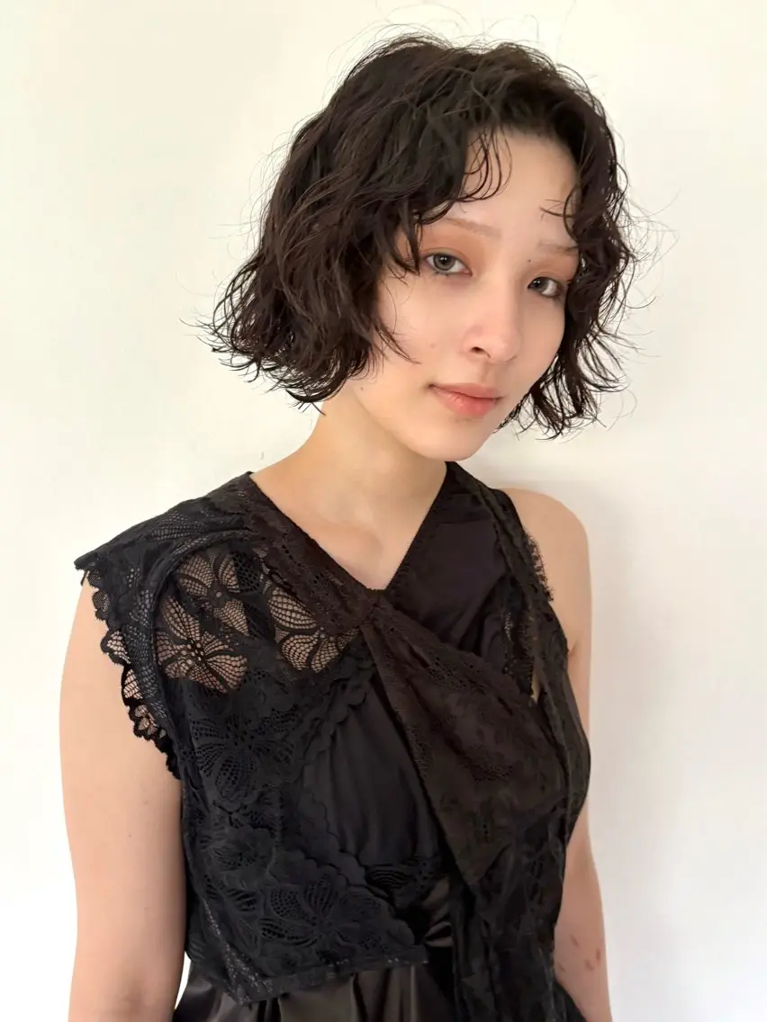 ショート パーマ ボブ カット パーマ トリートメント tetohair 森田浩平のヘアスタイル
