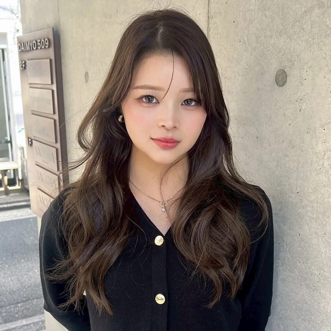ロング カット トリートメント エクステ・レイヤ ーカット松下宗翔のヘアスタイル