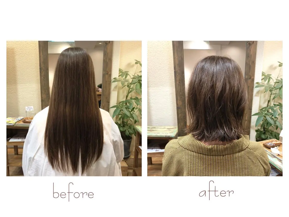 ミディアム むらかみ みかのヘアスタイル