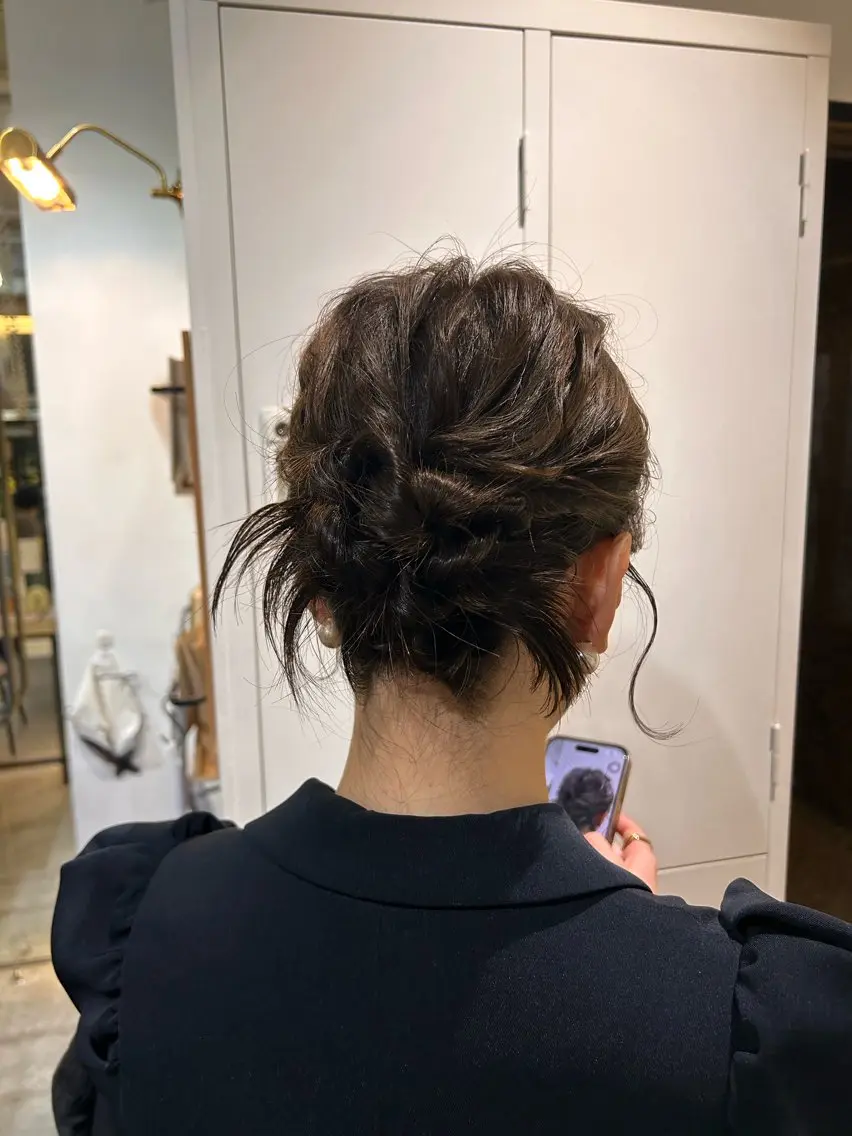 ヘアアレンジ ヘアセット 大阪美容室 Rioのヘアスタイル