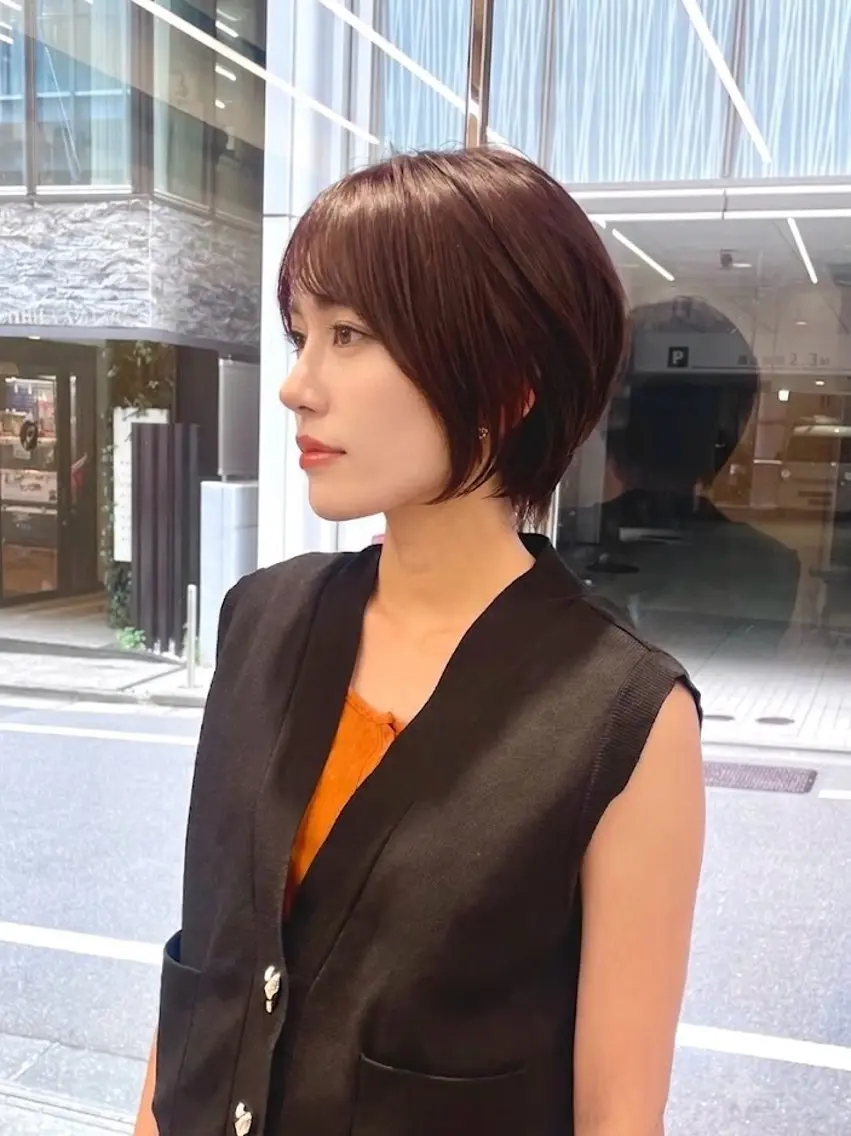 ショート カラー カット ヘアカラー トリートメント ブリーチ&髪質改善 TAIGAのヘアスタイル