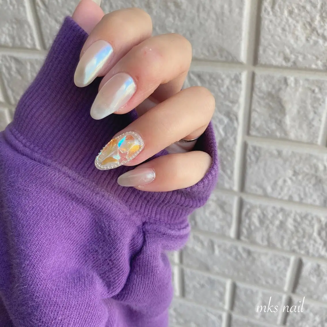 ネイル ハンドネイル mks＊nail //  枚方長尾のネイルデザイン