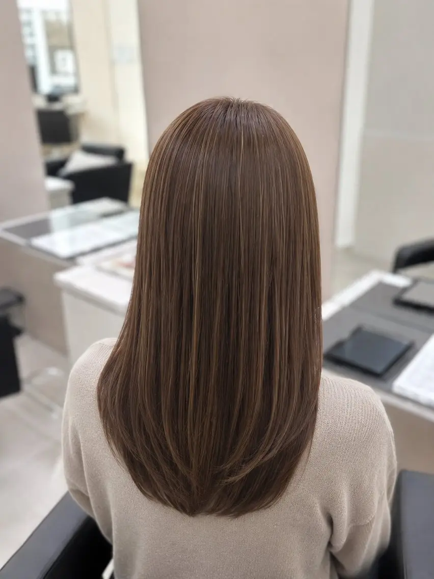 セミロング カラー カット ヘアカラー トリートメント 🦋The Ect Lien小川琉華🦋のヘアスタイル