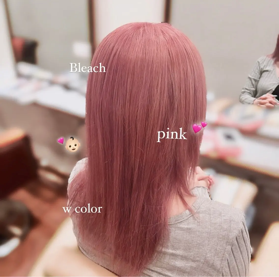 カラー ヘアセット こすが あかり/ ダブルカラー🤍のヘアスタイル