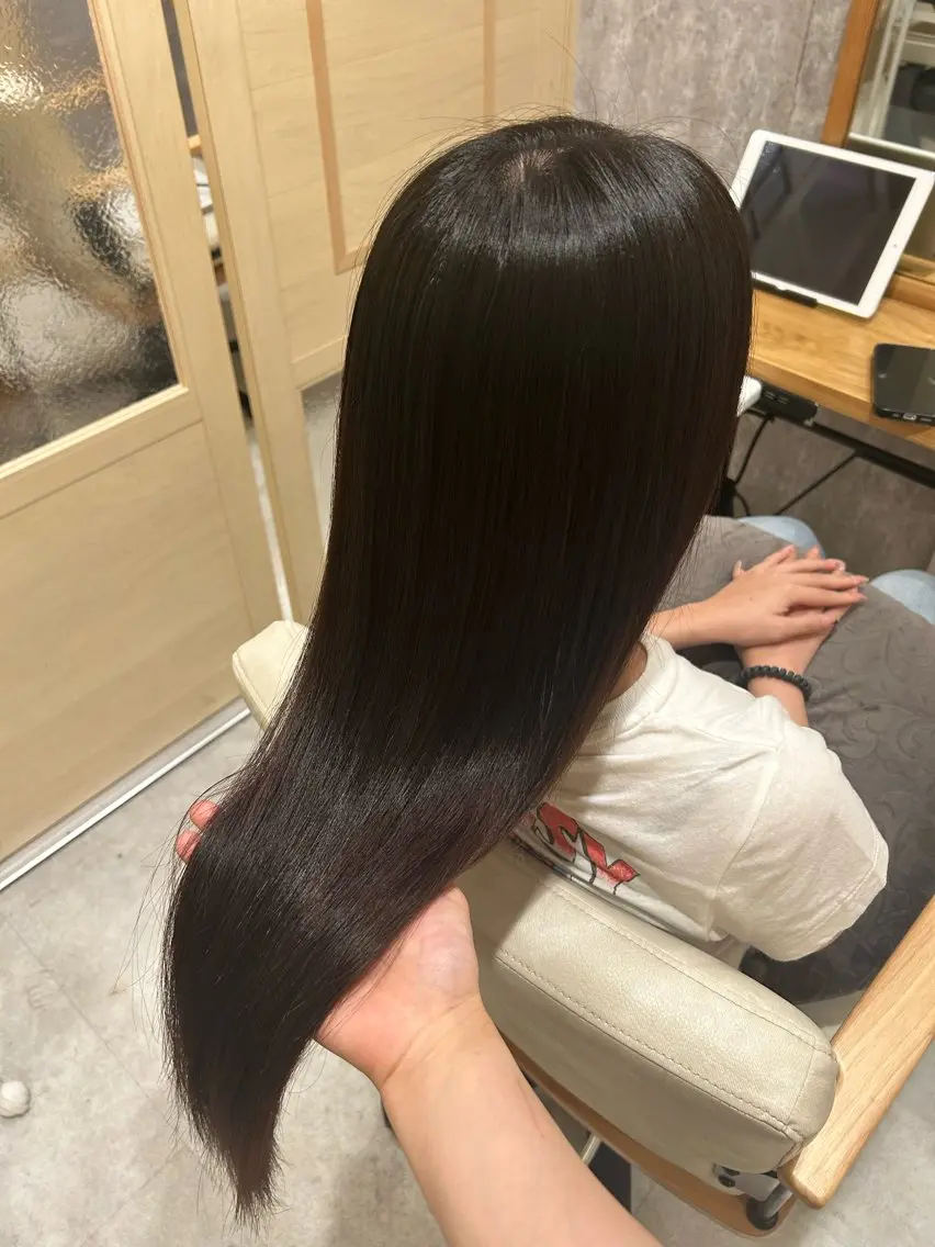 ✨人気No.3✨似合わせカット(顔診断付き)+髪質改善トリートメント¥4400の写真
