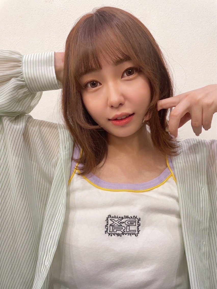 ミディアム カラー ベージュカラー グラデーションカラー ピンクカラー ピンクベージュ 平田 一成のヘアスタイル
