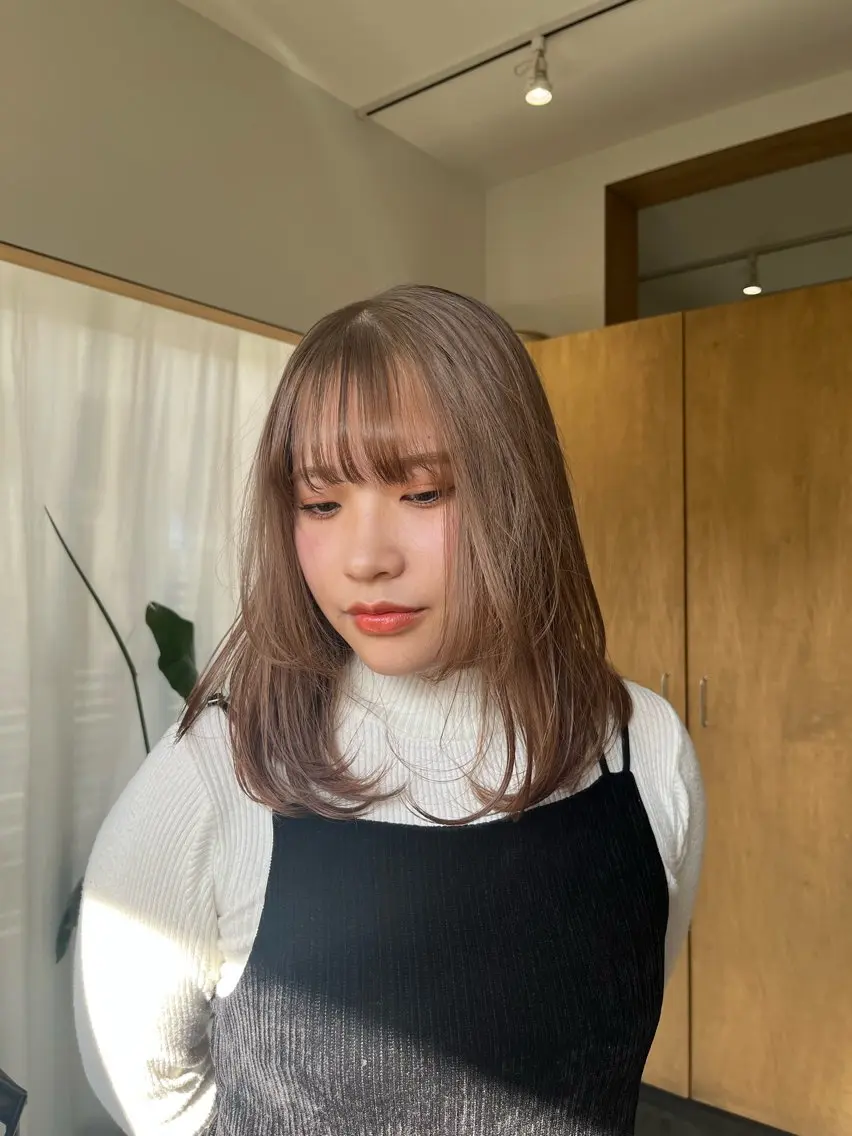 カラー 、 ハルナのヘアスタイル