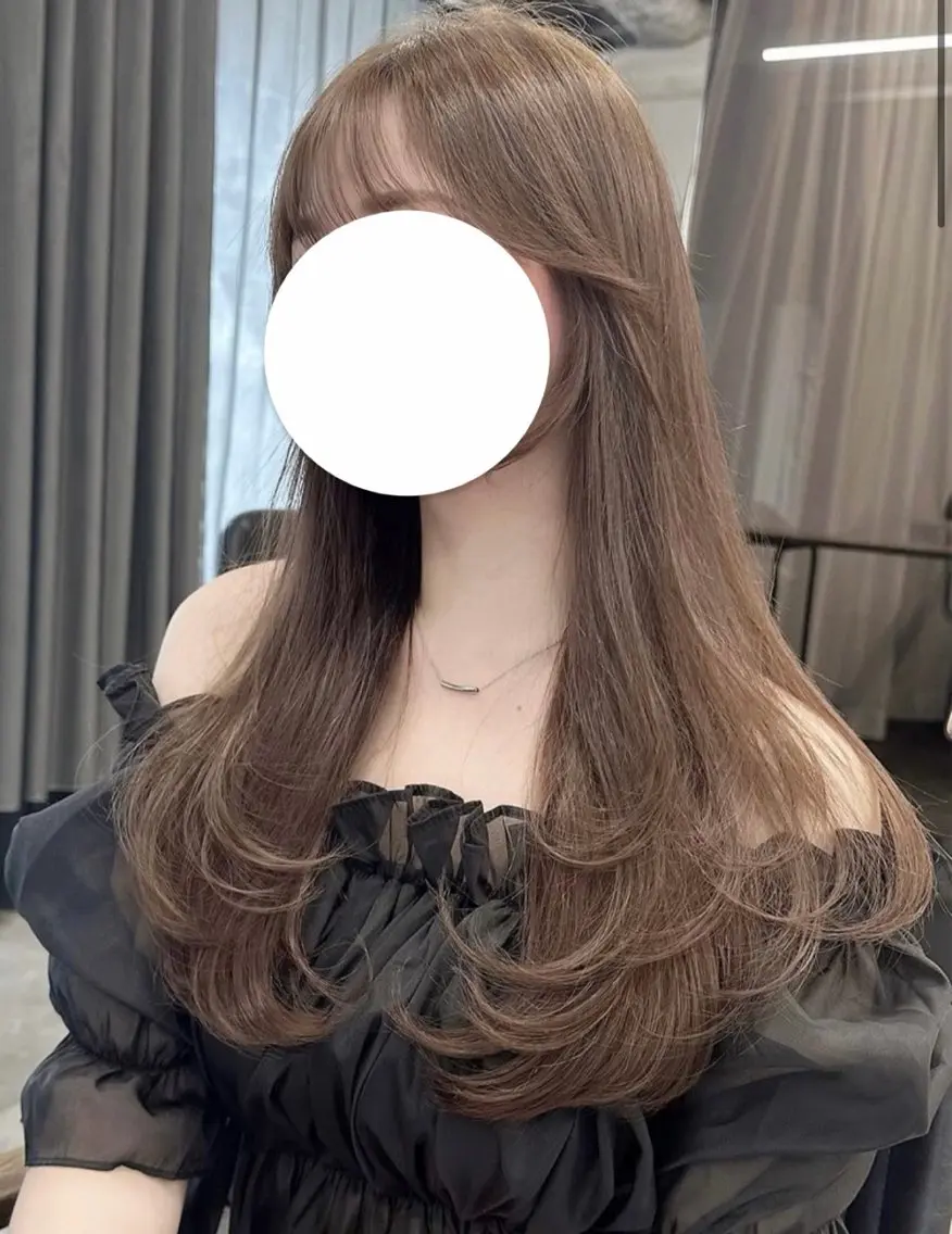 ロング 高橋 蛍瑠のヘアスタイル