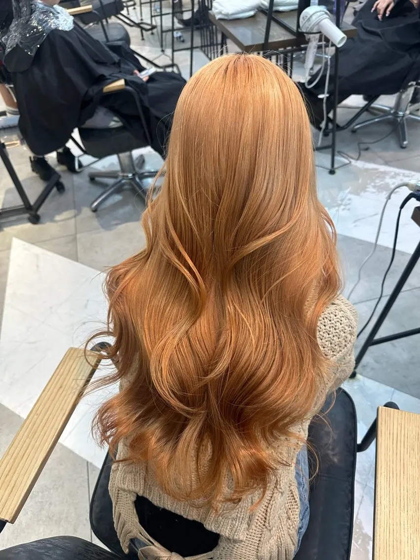 ロング カラー ヘアカラー 韓国ヘアメンズ・レデ ィース特化ミクのヘアスタイル
