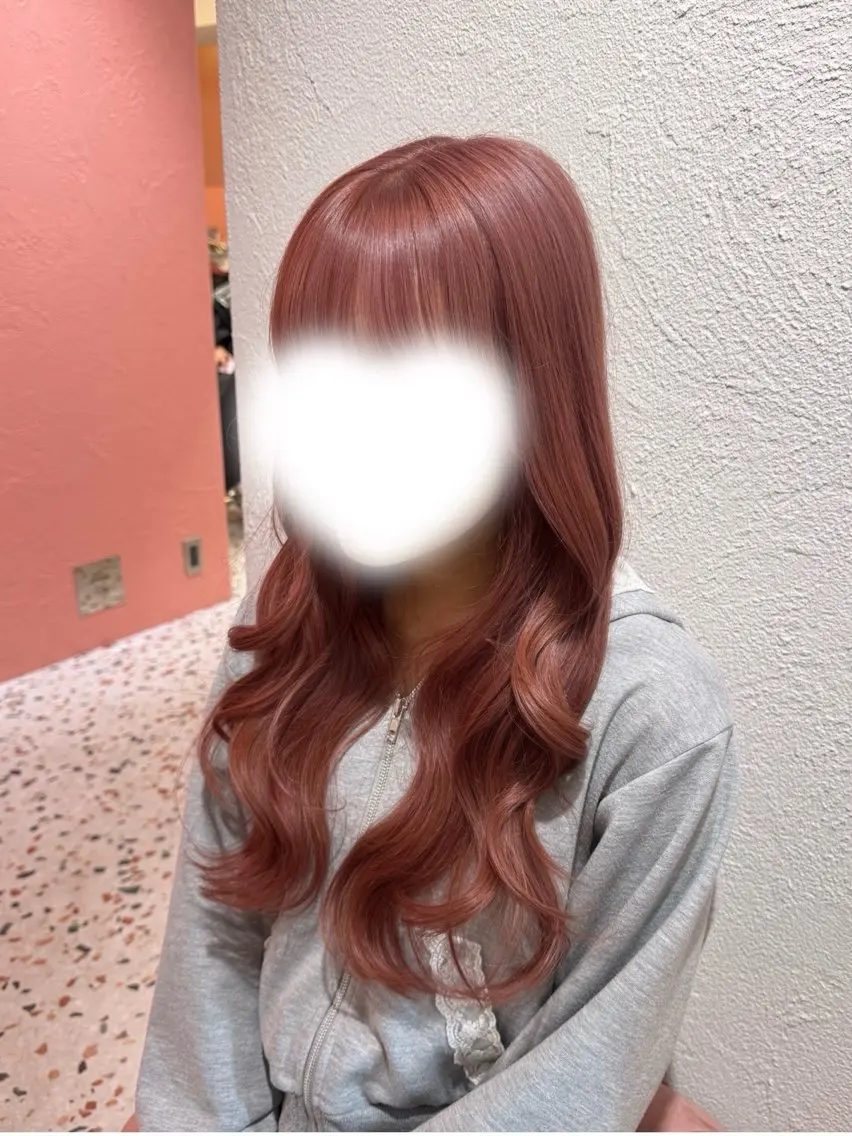 カラー 🍒ベージュ/ピンク ベージュ🍒なつきのヘアスタイル
