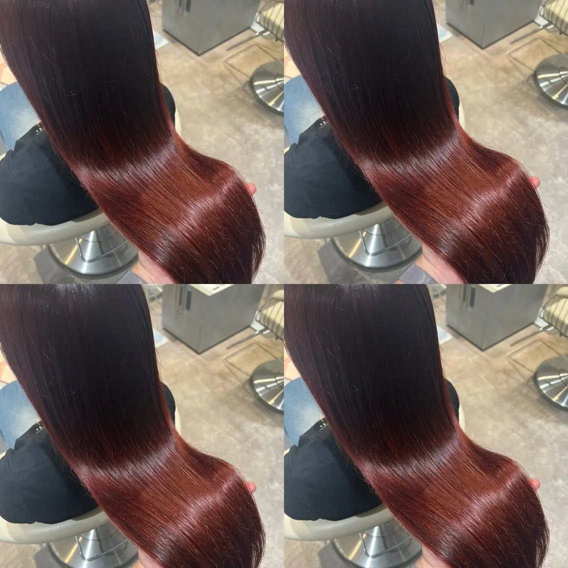 セミロング カラー ブリーチ ブリーチなしカラー レッドカラー トリートメント カット ヘアカラー トリートメント 💎透明感カラー特化 💎TAISEIのヘアスタイル