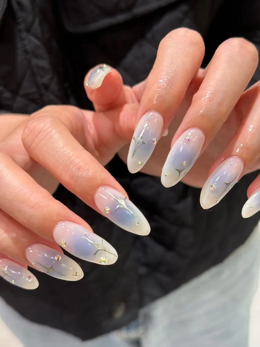 ネイル ハンドネイル なぽ ❤︎長さだし / 韓国nailのネイルデザイン