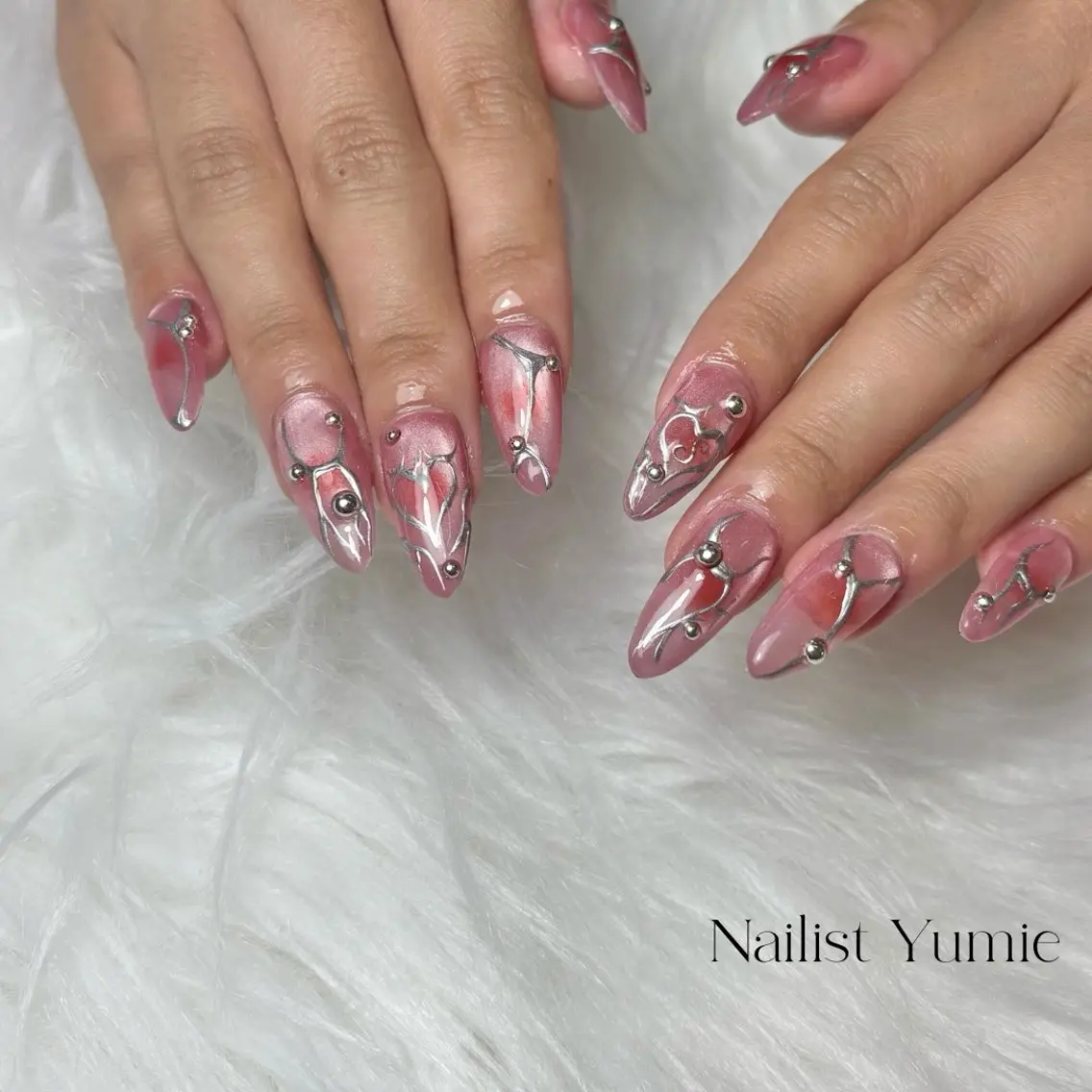 ネイル ハンドネイル NAILSALON en+沖縄市美原のネイルデザイン