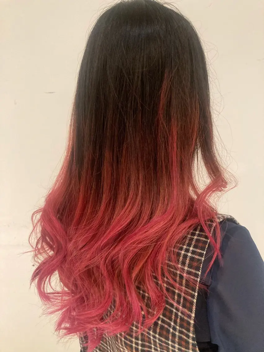 ロング カラー グラデーションカラー colorshair 田宮店/大岡亮介のヘアスタイル