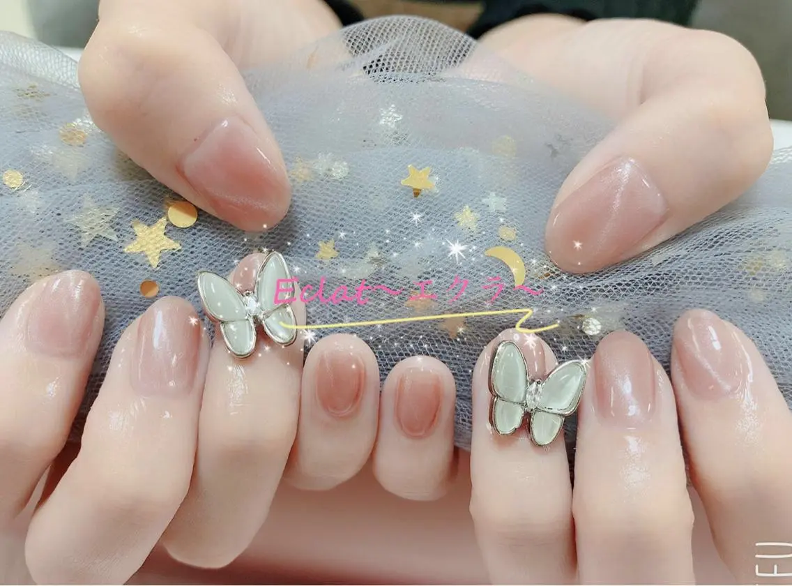 ネイル ハンドネイル ネイルサロンエクラ 🫧Shizukaのネイルデザイン