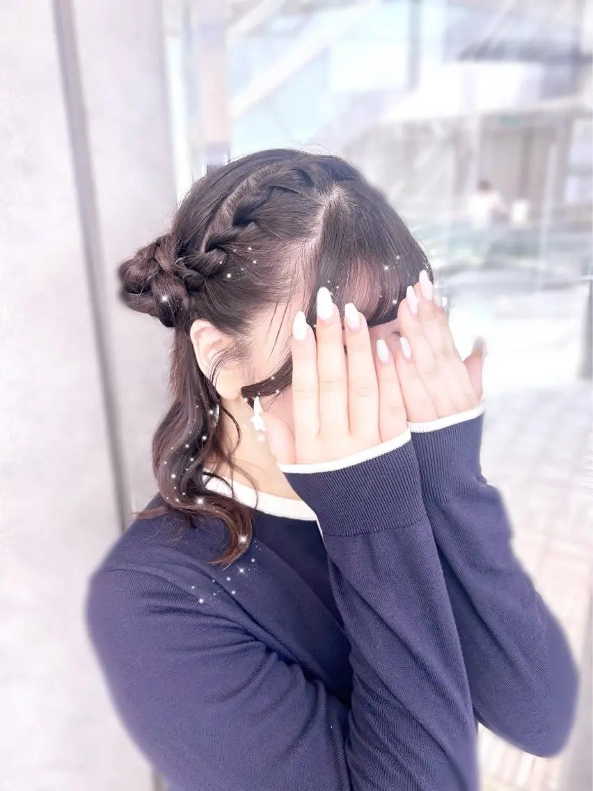 ミディアム ヘアセット りな /アレンジ♡のヘアスタイル