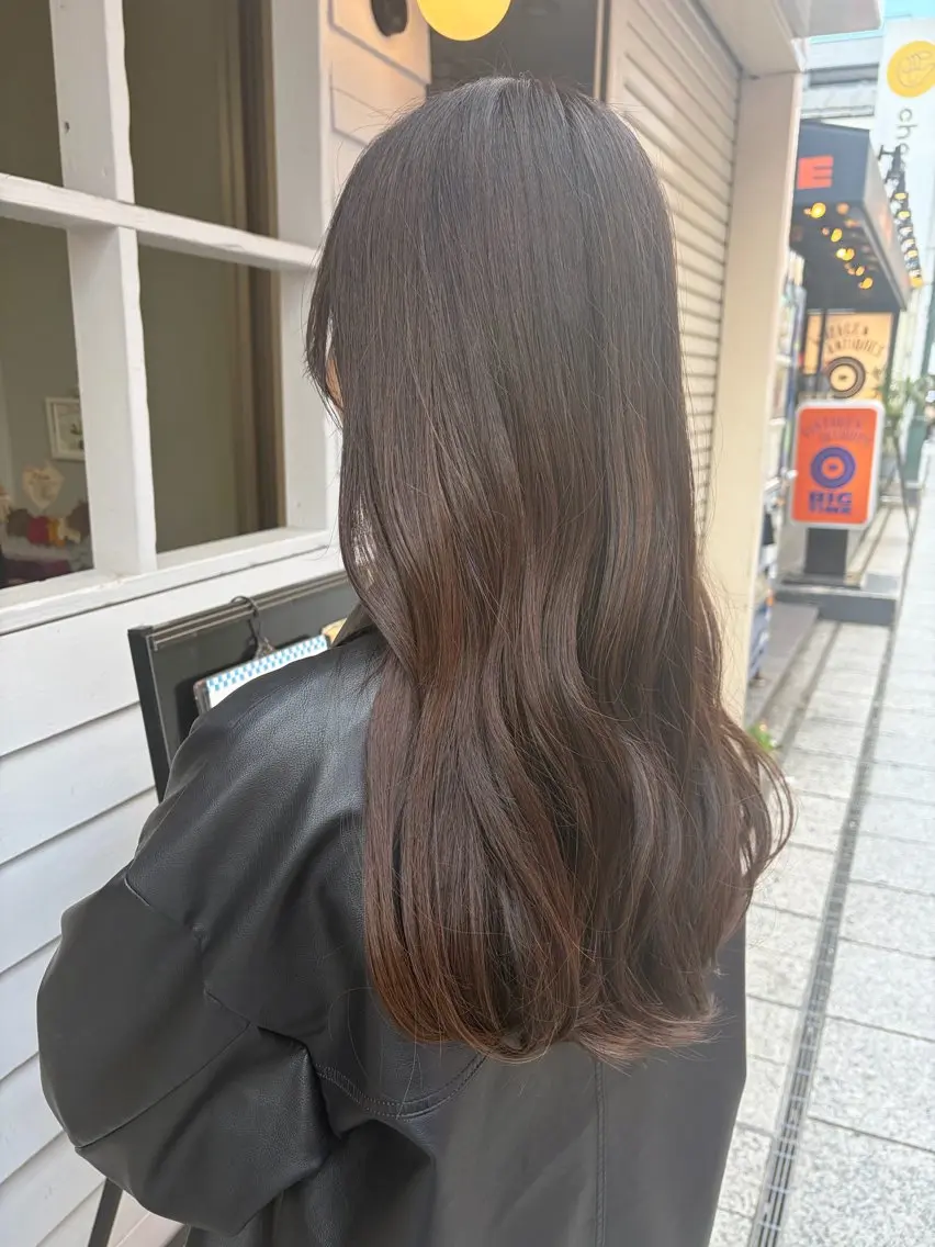 ロング カット ヘアカラー トリートメント ハイレート🤍🫧 池田のヘアスタイル