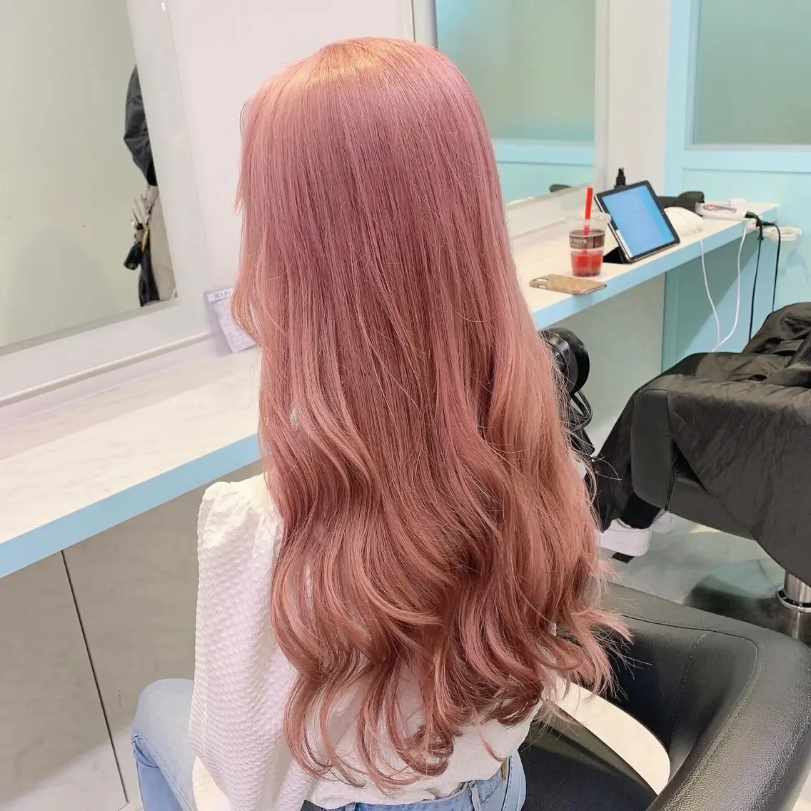 ロング カラー ヘアカラー トリートメント ブリーチカラー 🩵MIZUKIのヘアスタイル