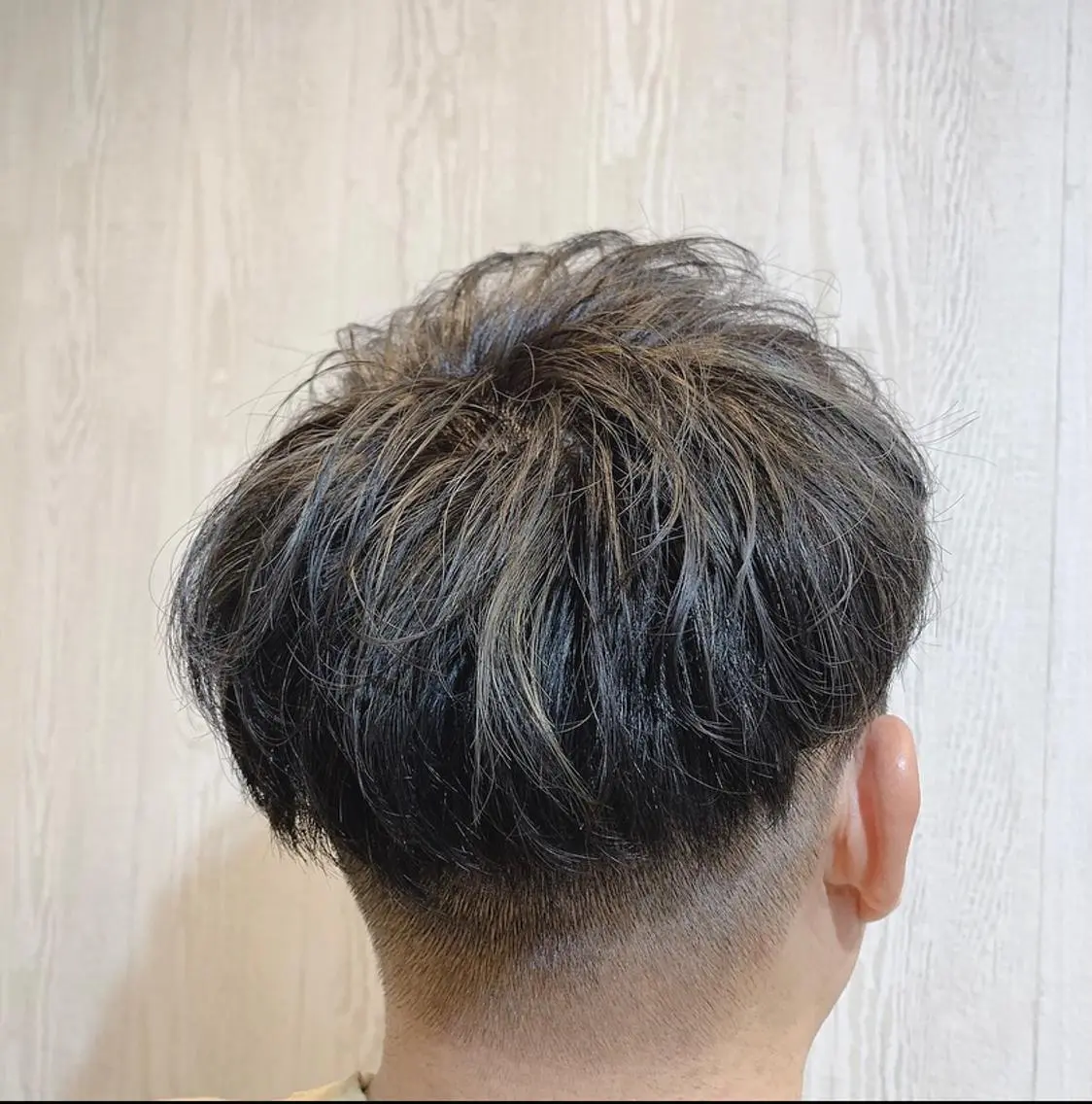 ショート カラー メンズ カット パーマ HUENEST アカデミーサロンのヘアスタイル