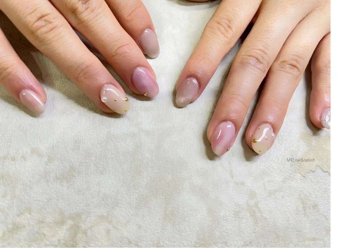 ネイル ドット ハンドケア nail salon monailのネイルデザイン