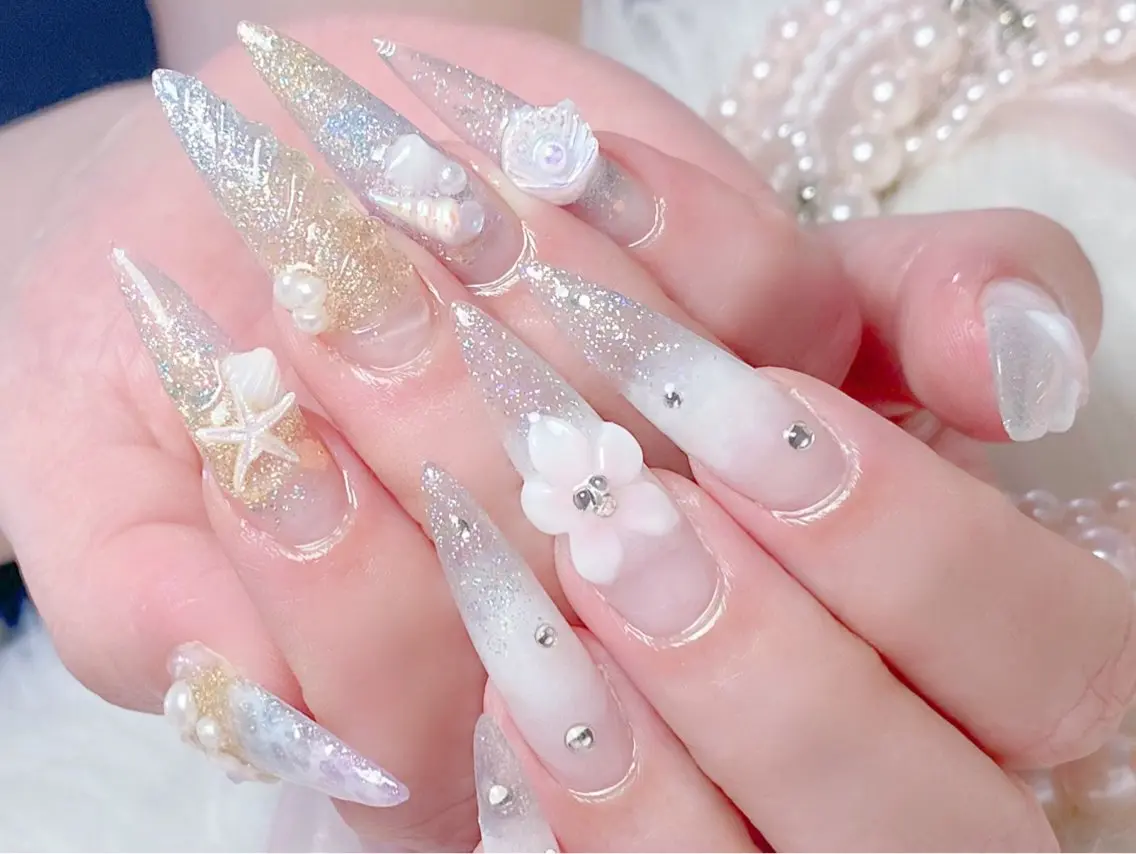 ネイル ハンドネイル ロングネイル専門店 shasha/加美駅のネイルデザイン