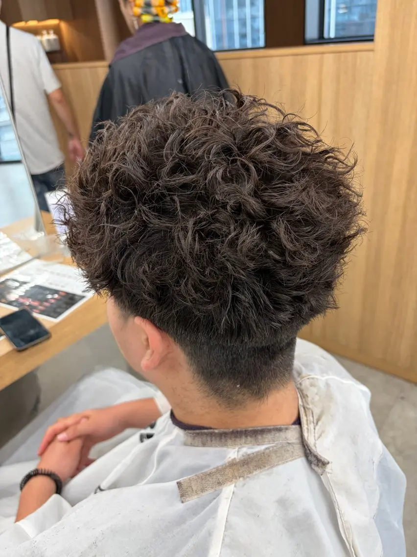 ショート パーマ メンズ メンズパーマ スパイキーショート ショートヘア カット パーマ メンズパーマカット 達人/涼のヘアスタイル