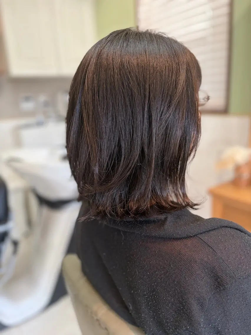 ミディアム レイヤーカット 外ハネヘア Yamazaki yukaのヘアスタイル