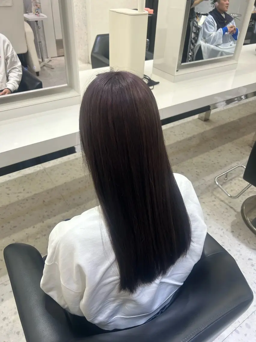 ロング カラー 𝐑𝐈𝐎ྀིのヘアスタイル