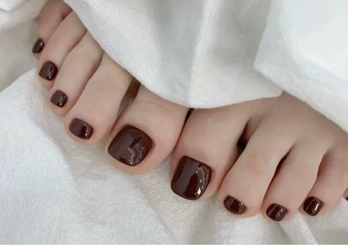 💛フットワンカラー&フラッシュネイルの写真