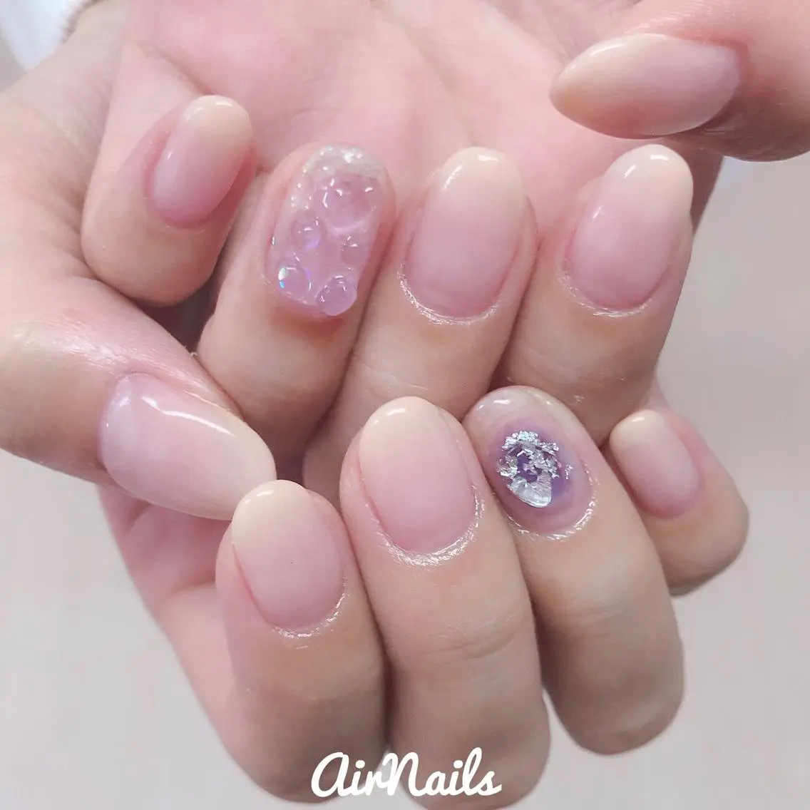 ネイル グラデーション ハンドネイル フットネイル ♡ airnails ♡のネイルデザイン