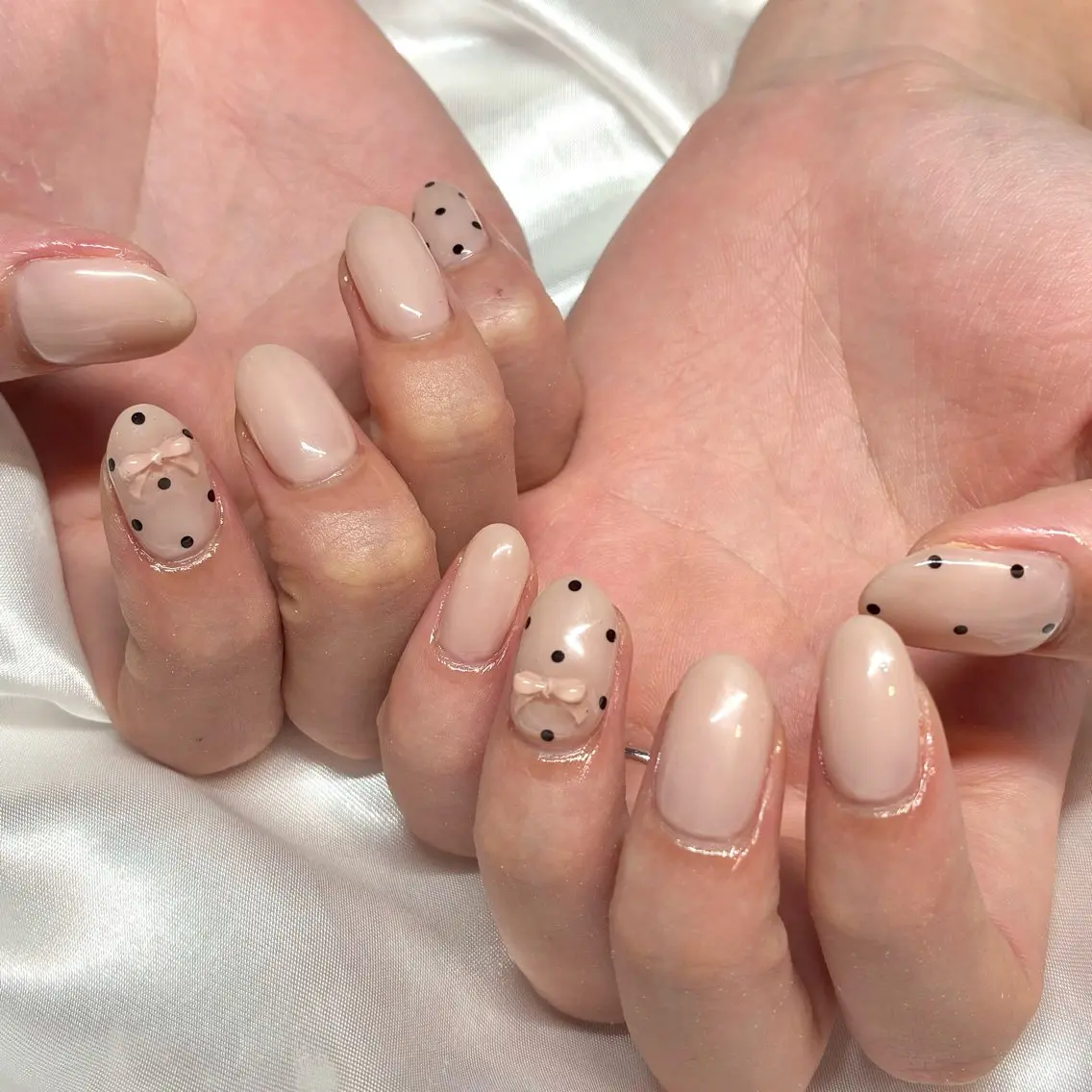 ネイル ドット ハンドネイル Nail ヌシん家 AKANEのネイルデザイン