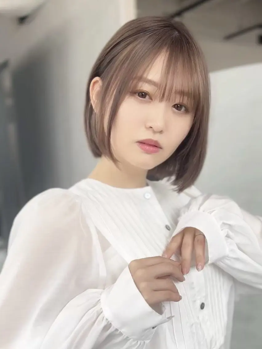 ショート カラー ヘアカラー The Ect 江坂Kurumiのヘアスタイル