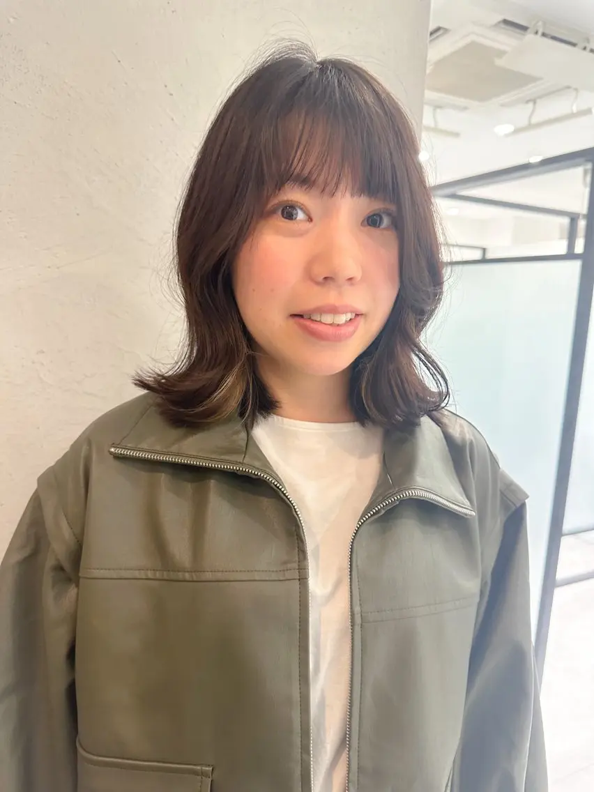ショート カラー ボブ 似合わせカット 小顔カット パーマ/パーマ落とし /藤木舜太のヘアスタイル