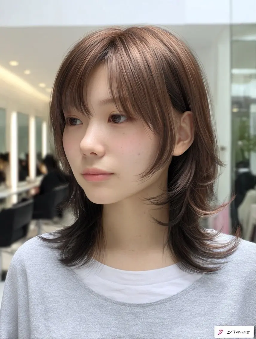 ミディアム カット 縮毛矯正 トリートメント ✨毛髪診断で絶対綺麗 ✨美髪艶髪専門✨高浪のヘアスタイル