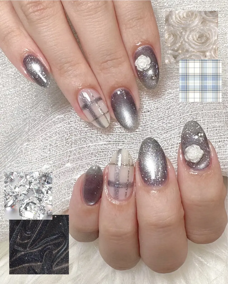 ネイル ハンドネイル Eclat［ｴｸﾗ］ Yuriのネイルデザイン
