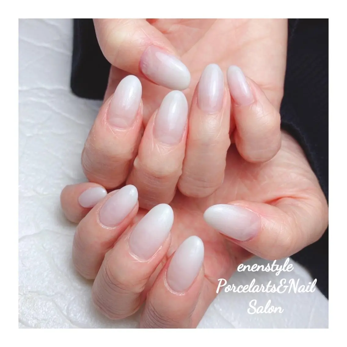 ミディアム ネイル ハンドネイル 🐾enen style 🐾のネイルデザイン
