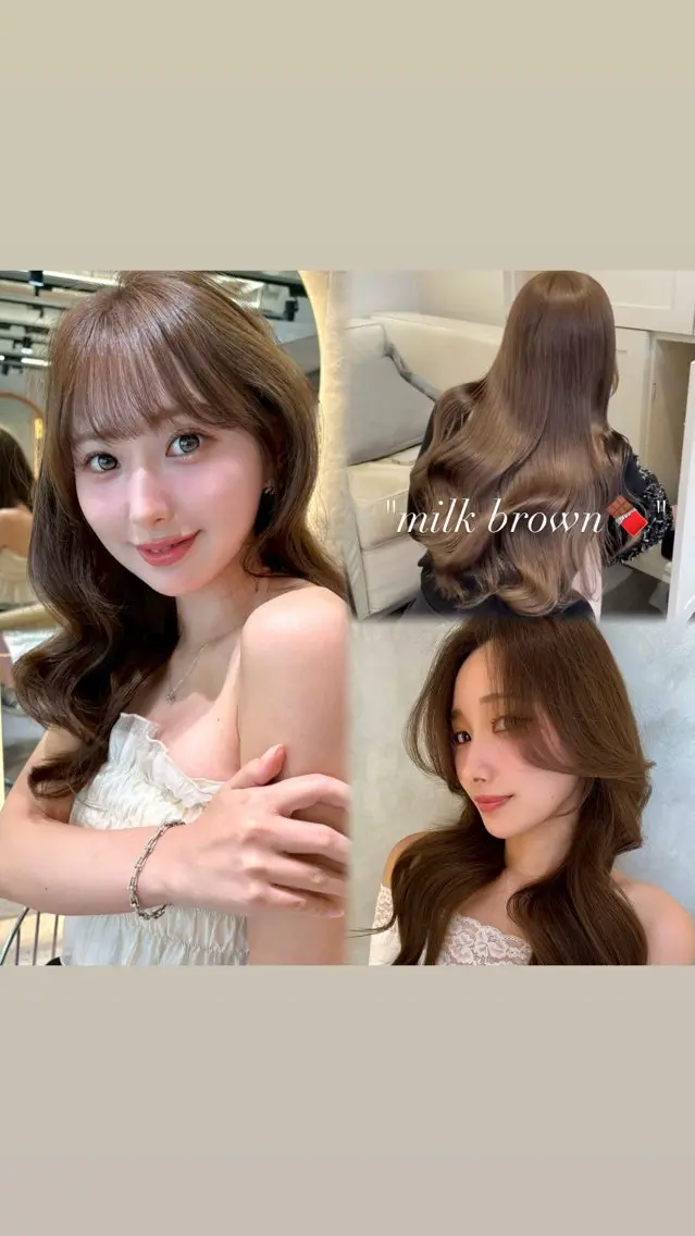 セミロング カラー カット ヘアカラー トリートメント ❣️縮毛矯正/ボブ /カラー/渡部晃輝のヘアスタイル