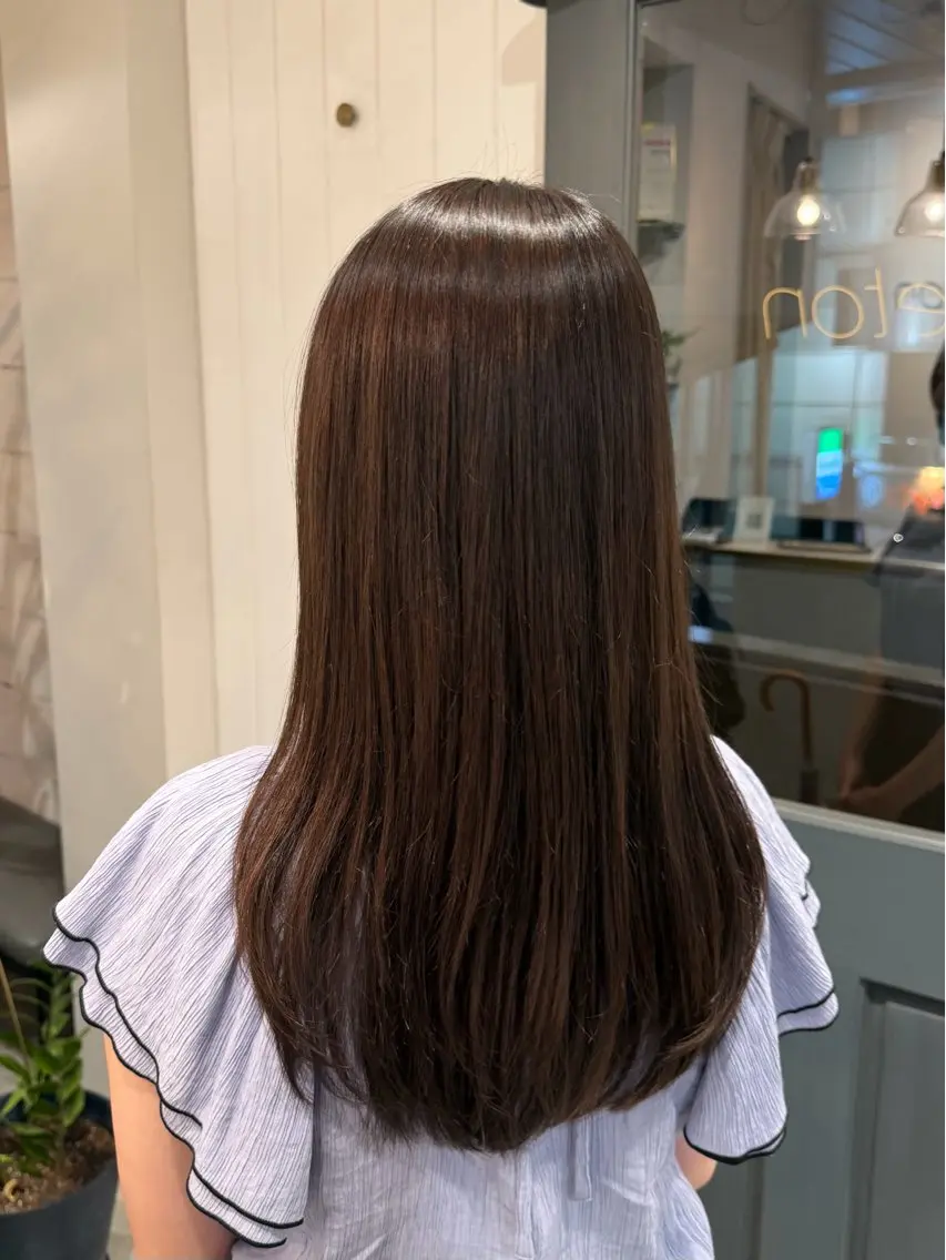 セミロング カラー おとあ 𐙚のヘアスタイル