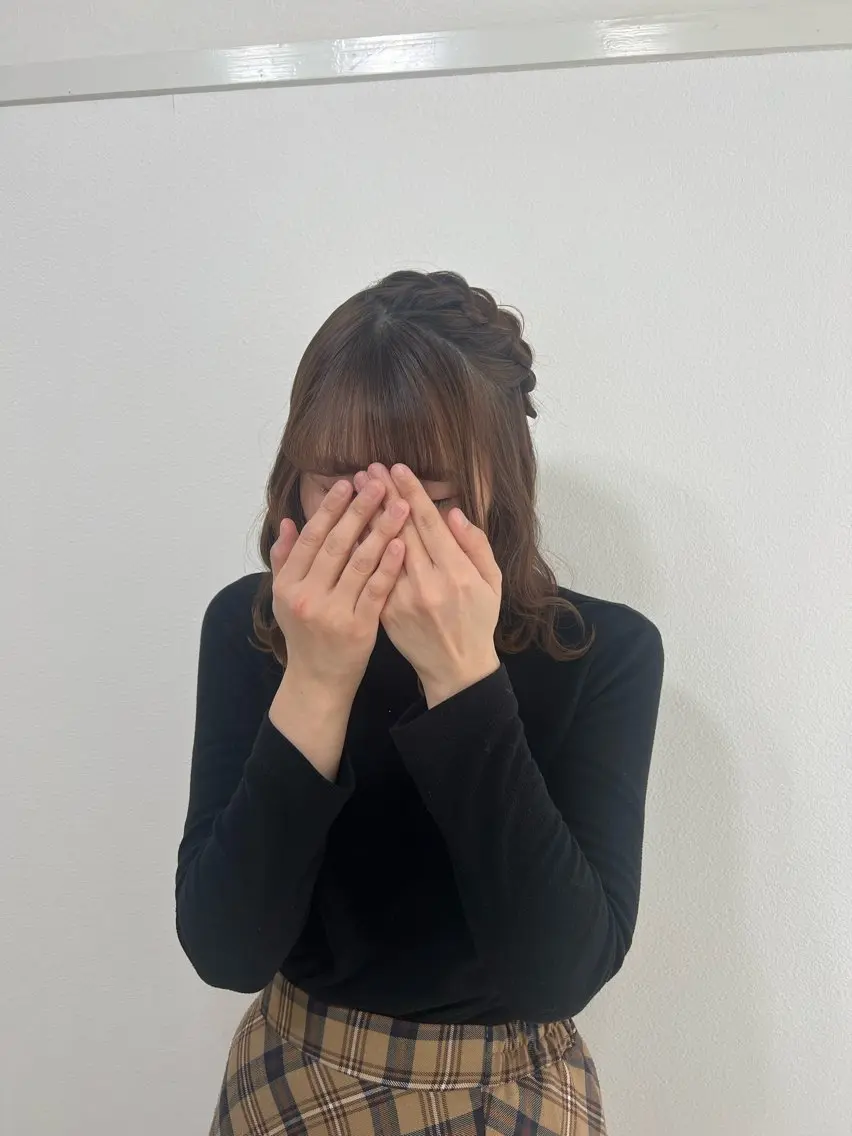 ミディアム ヘアアレンジ 大羅 海比のヘアスタイル