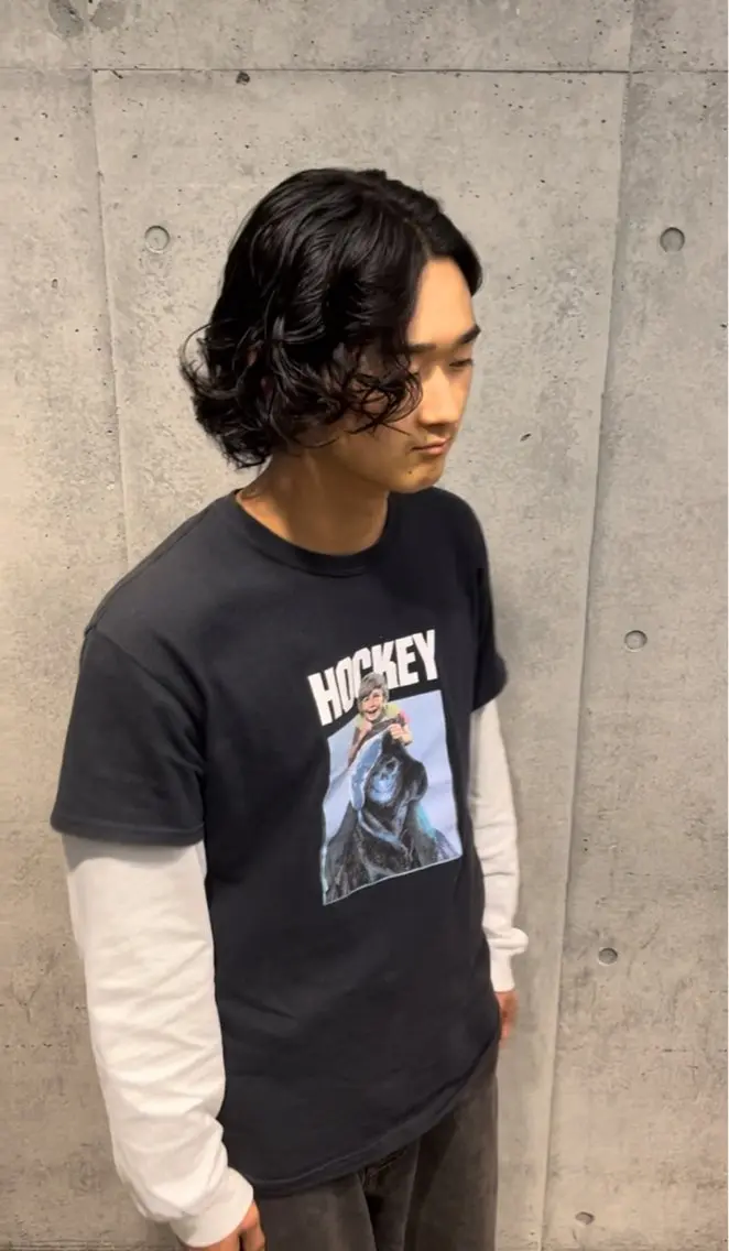 ミディアム guzzle原宿 佐野将貴のヘアスタイル
