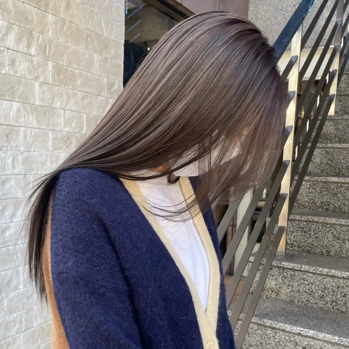 ロング カラー 艶カラー×似合わせ カットshihomiのヘアスタイル