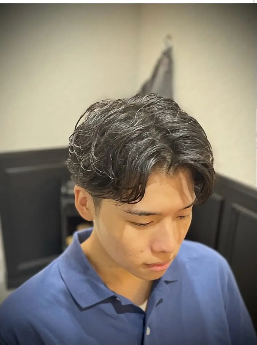 ミディアム ガンバレ原田 航海のヘアスタイル