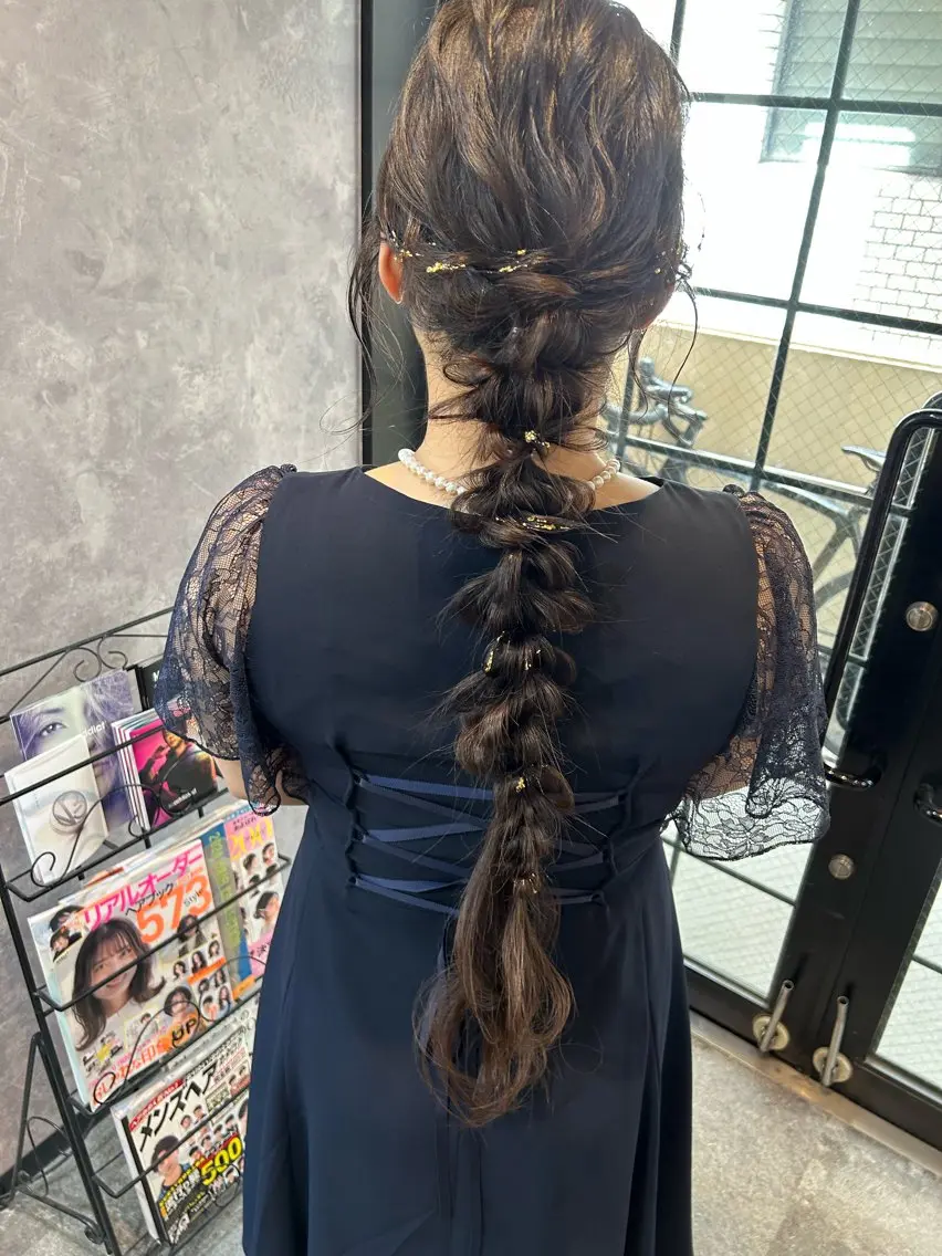 ロング ヘアアレンジ ロング ヘアセット SHANTi 飯塚 ヘアセット/髪質改善のヘアスタイル