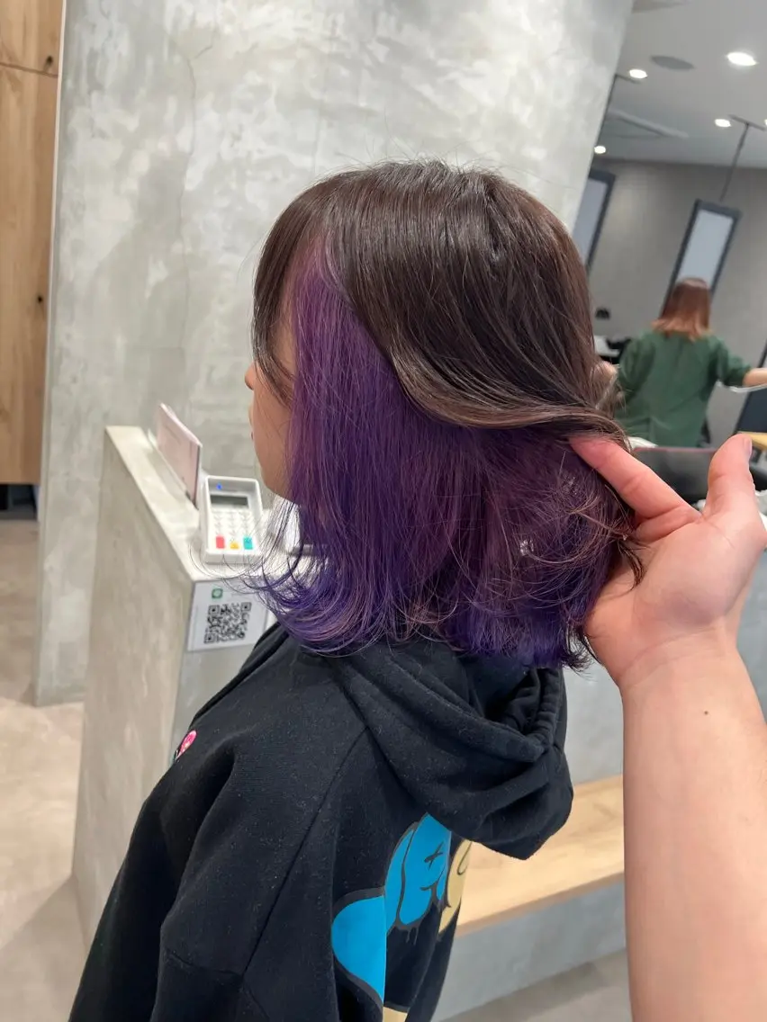 ミディアム カラー レッドカラー ヘアカラー ブランシェ小幡駅前店 森樹のヘアスタイル