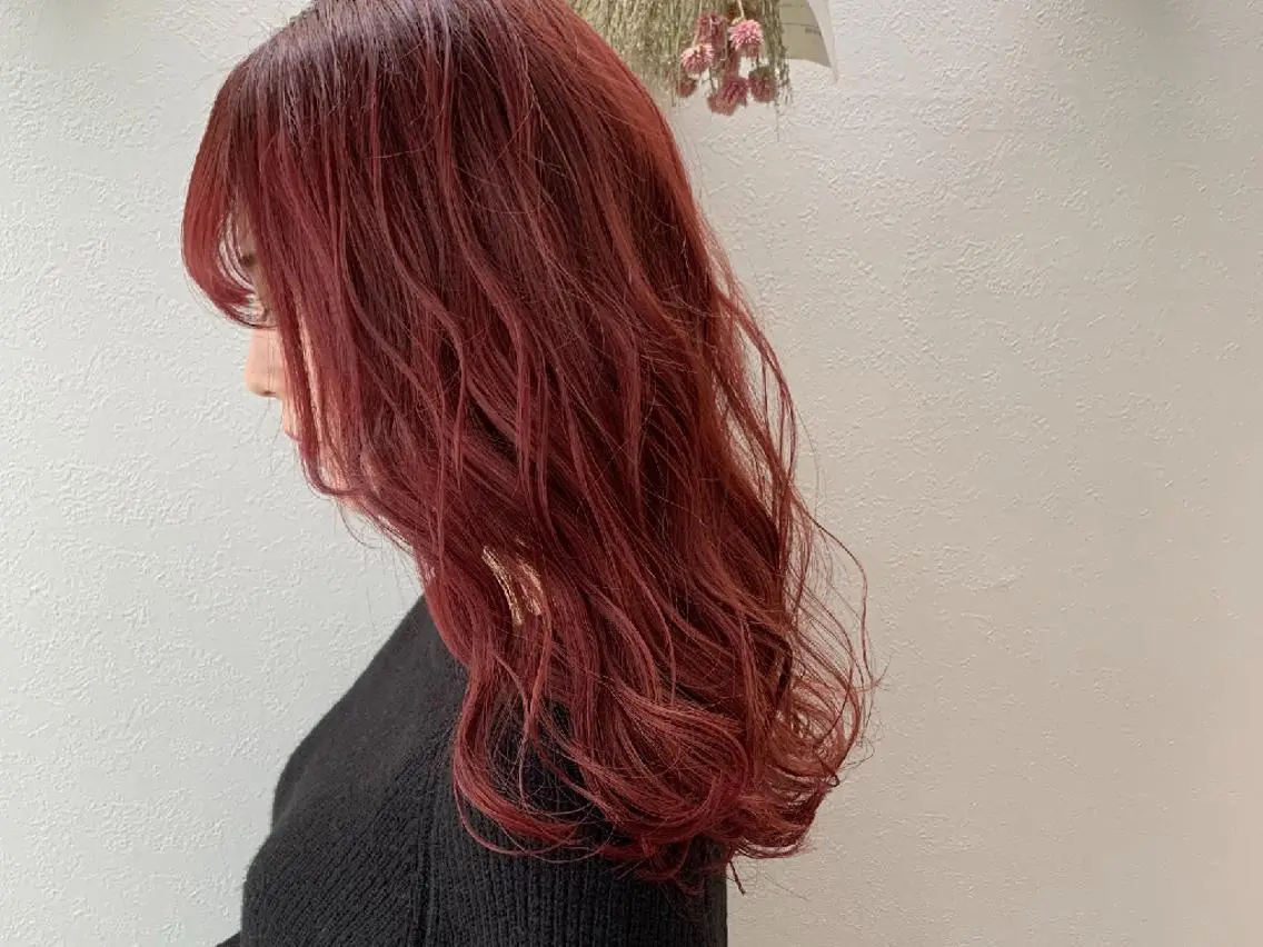 ロング カラー ブリーチ ピンクカラー Stirmaison RYUSEIのヘアスタイル