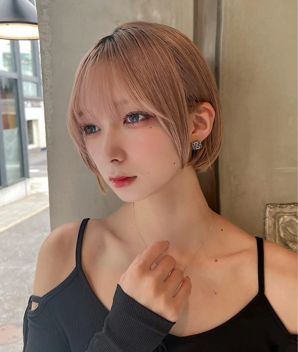 ショート カラー 💎透明感カラー特化 💎TAISEIのヘアスタイル