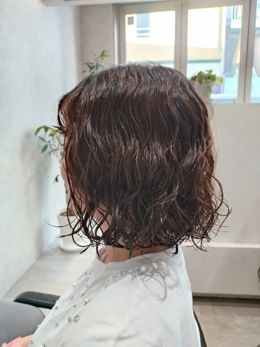 ショート パーマ ボブ カット パーマ シオリ/toki ✂️ショート専門店のヘアスタイル