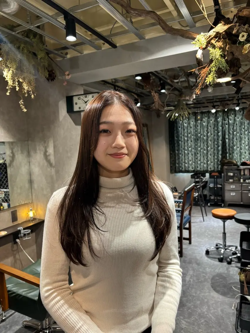 ロング カラー ブリーチ 透明感カラー ダブルカラー トリートメント カット ヘアカラー ravens代表 ヒロムのヘアスタイル