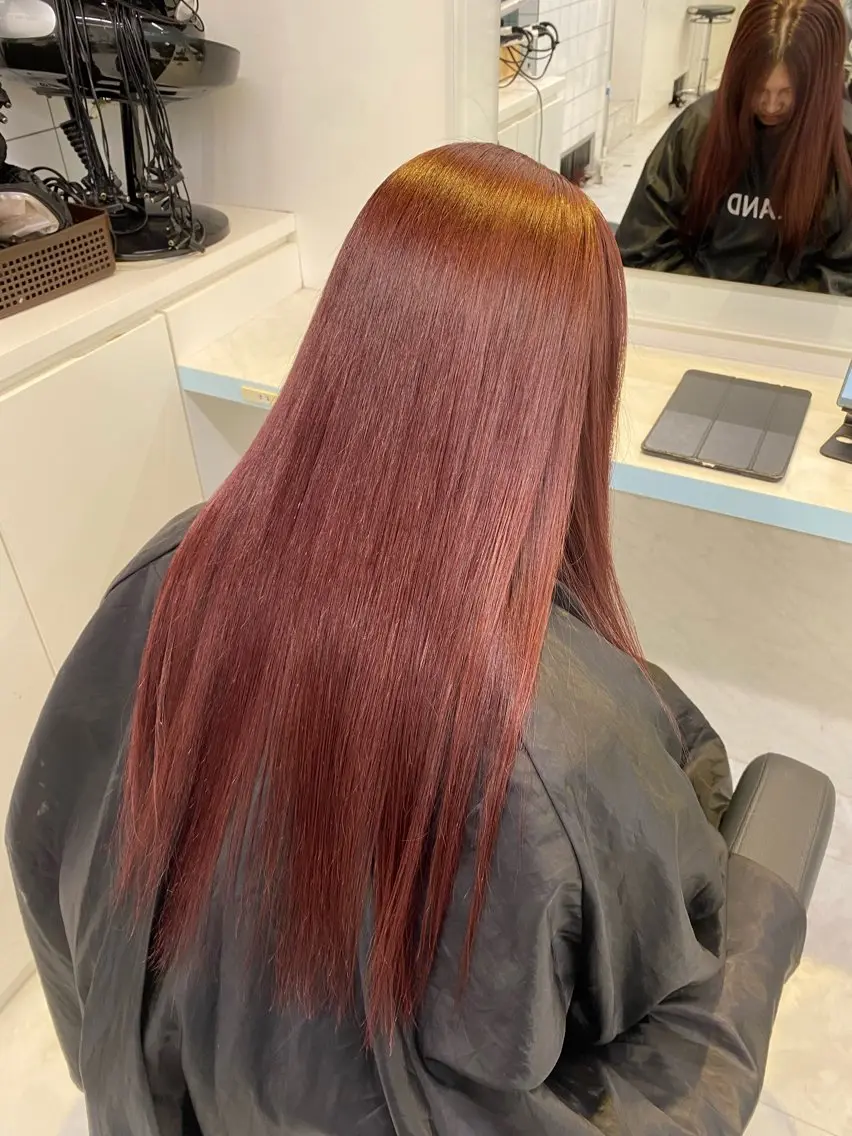 ロング ヘアカラー 🤎モテ髪&透明感 ミルクティー🥣🤎のヘアスタイル